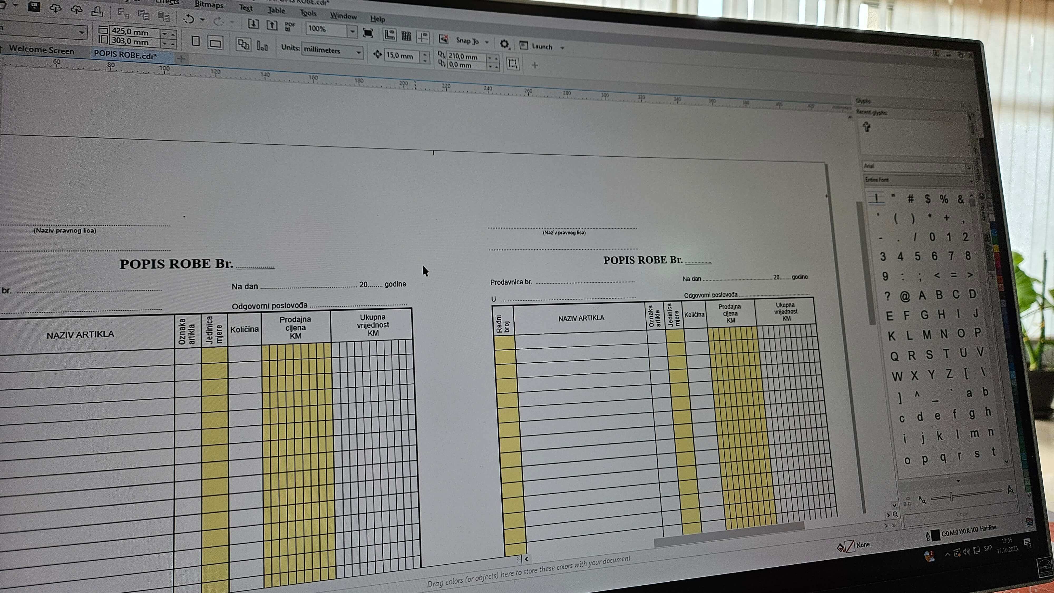 Priprema za štampu blokovske robe